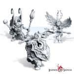 Christmas set high quality resin fantasy miniatures