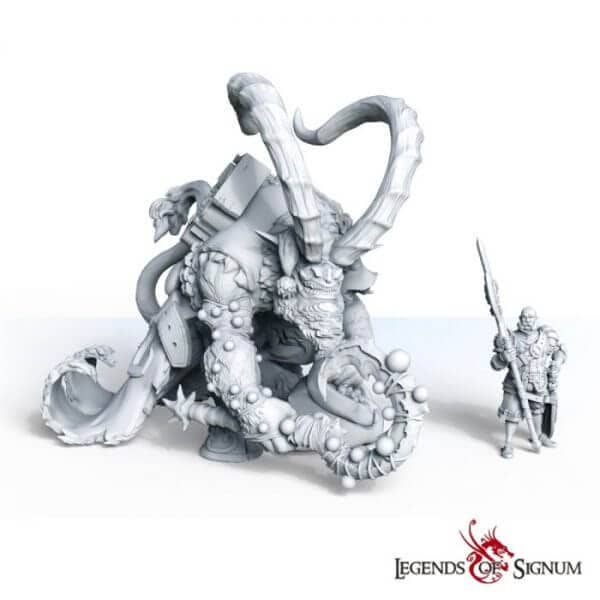 Large scale new year fantasy miniature